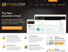 Tablet Screenshot of econnectemail.com
