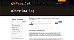 Desktop Screenshot of blog.econnectemail.com