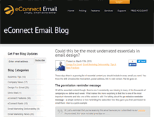 Tablet Screenshot of blog.econnectemail.com